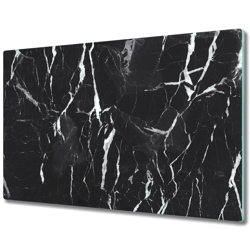 Jeresa Dark Irregular Modern Marble Chopping Board, 60cm L x 52cm W