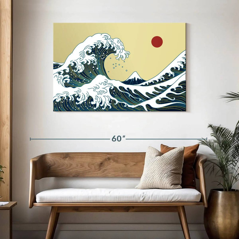 Gillard Great Wave Off Kanagawa, H 30 po x l 45 po