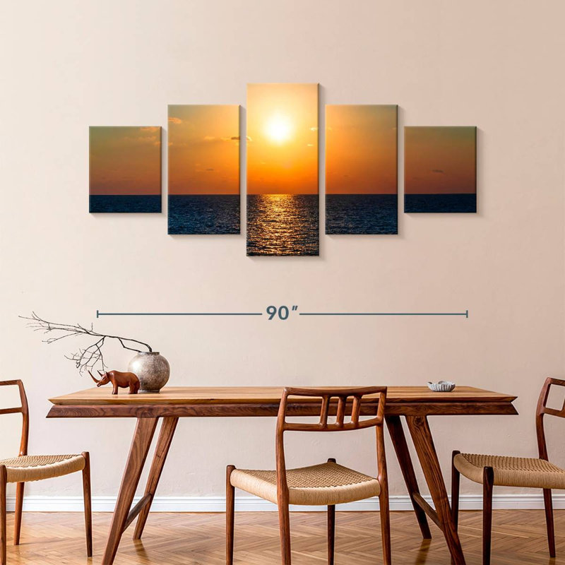 Basic Sunset, 42" H x 92" W