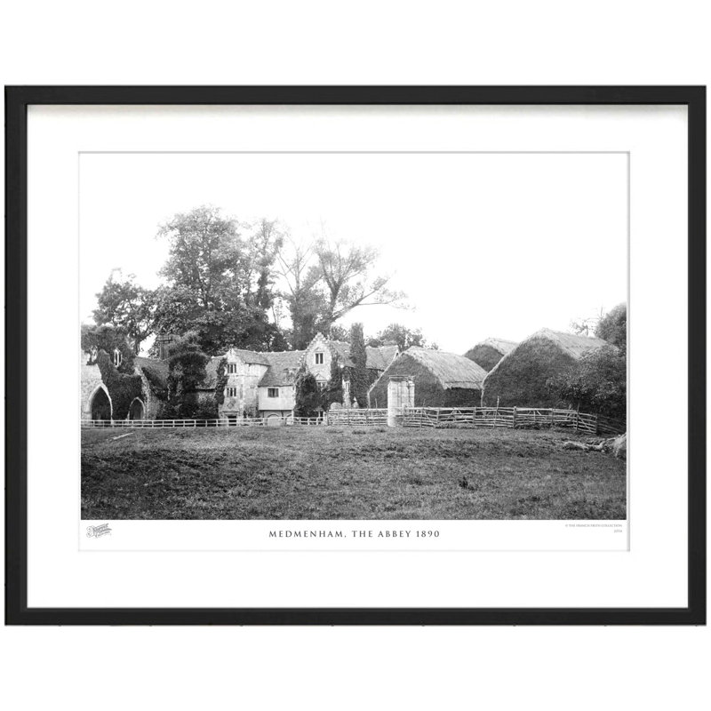 Medmenham, The Abbey 1890 by Francis Frith - Single Picture Frame Print, 28cm H x 36cm W x 2.3cm D