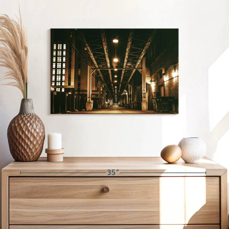 Mehar Chicago Train Bridge, 34" H x 51" W