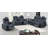 LurLine 82'' Faux Leather Reclining Sofa-1015965416