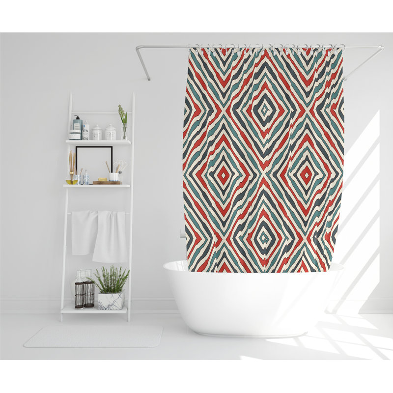 Tiffin Polyester Shower Curtain Set