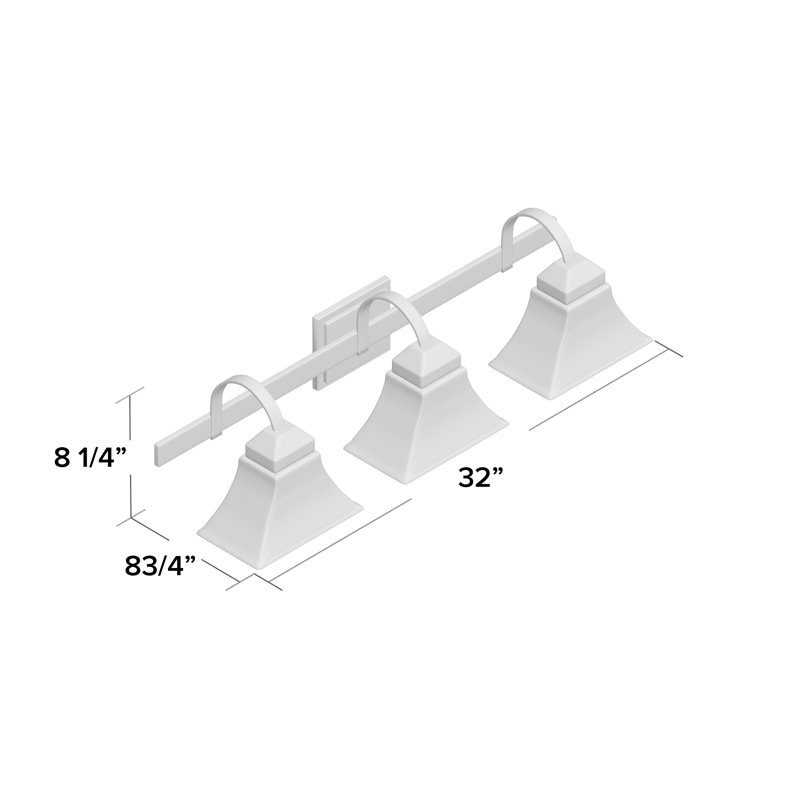 Sachiko 3 - Light Dimmable Vanity Light, Brushed Nickel
