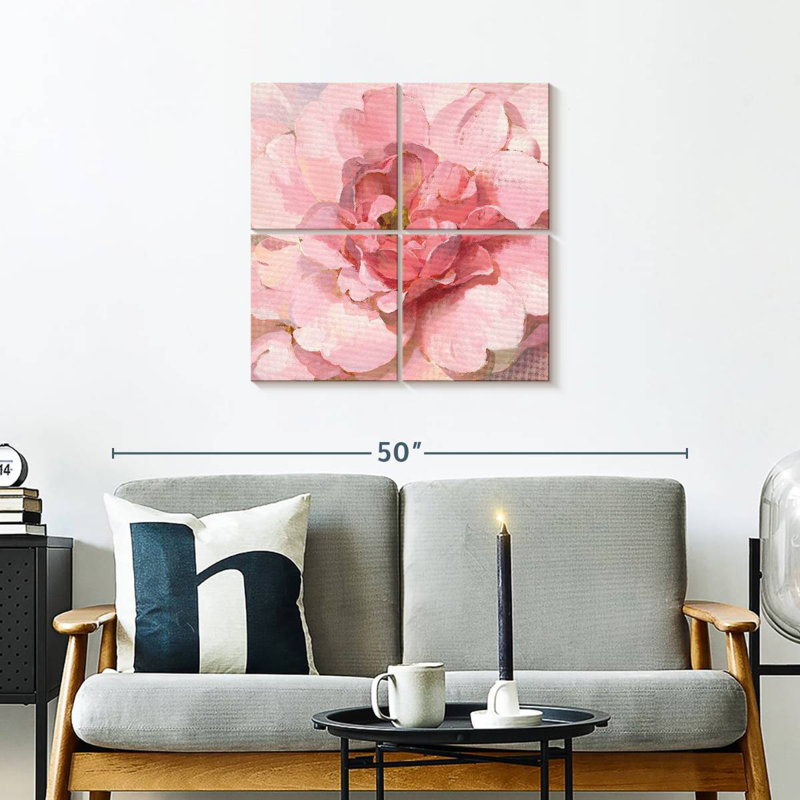Pivoine Harnek Blush, H 26 po x l 26 po