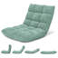 Chaise de plancher pliante avec dossier-1380415297