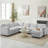 7-Piece Upholstered Corduroy Sectional-1228022337