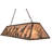 Rustic Lodge 12 - Light Antique Copper Pool Table Lights Pendant