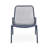 Stackable Chair  2 , Matte Navy Blue Iron, Handcrafted Details Adorned, 26" X 22.45" 26", Seat 18" 19.5" 12.5 Of 2 Seating, Iron Competence, Handmade Attached, D W H, 12.5" H