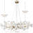 Large Ceramic Ginkgo Leaf Chandeliers with Brass Branch Shaped Frame for Dining Room Bedroom-465401531-465401527
