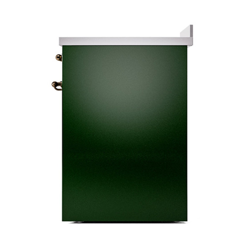 ILVE Nostalgie II Noblesse 30 in Induction Range, Emerald Green/Bronze