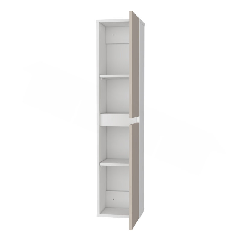 Armoire murale beige clair et 2 portes