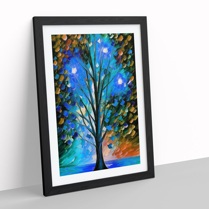 Portrait of a Tree No.6 - Framed Print, Black Framed, 64cm H x 46cm W x 2cm D