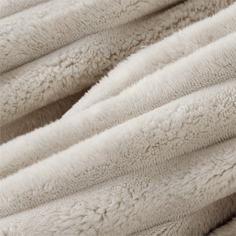 Ensembles d'édredon pour très grand lit - 3 pièces de literie en molleton moelleux à double face, esthétique rayée confortable pour les chambres modernes et d'invités, décoration intérieure de luxe toutes saisons