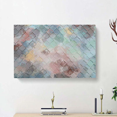The Good Life In Abstract - Wrapped Canvas