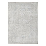 Distressed One-of-a-Kind 9'3X12'7 Hand Knotted Area Rug