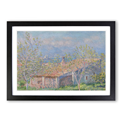 Gardeners House at Antibes by Claude Monet - Framed Print