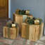 Art décoratif de pelouse de Noël en bois-36403323
