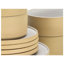 Creatable, 21531, Futuro White Sand, 12-Piece Plate Set