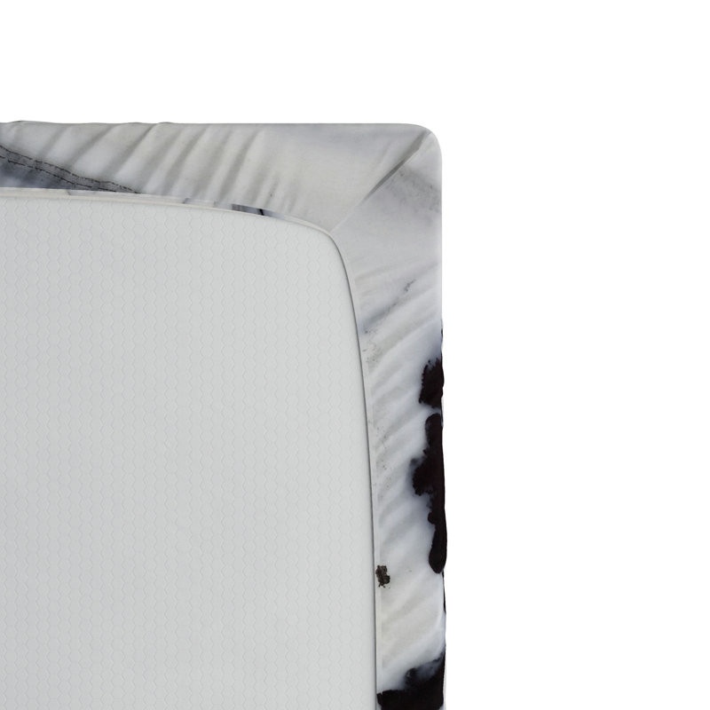 Microfiber Abstract Fitted Sheet, Twin XL Fitted Sheet