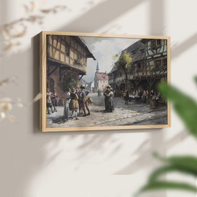 Paysage, série CLCL-XXVII, reproduction encadrée