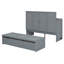 Lit escamotable double avec port USB et grand tiroir, gris-1905659847-1905659864
