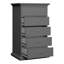 Minster 62.6cm W 5 - Drawer Chest of Drawers-610034776