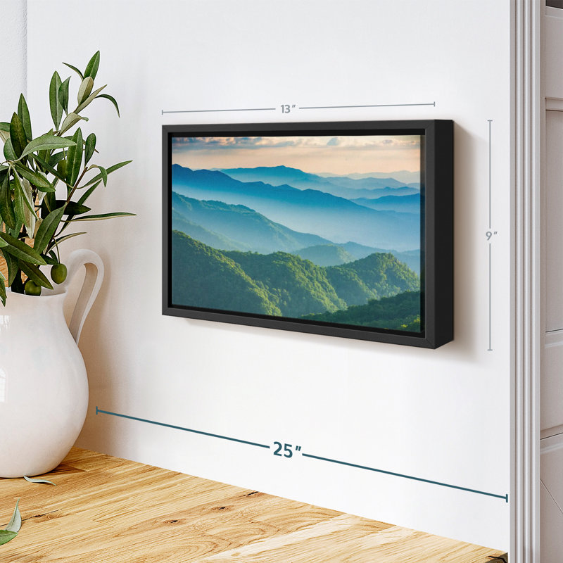 Nature «Misty Mountains Wall Art», H 9 po x l 13 po