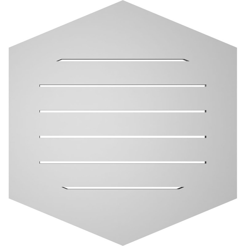 Pente verticale verticale en uréthane 5 pi, H 28 po x l 26 po x P 1 po