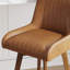 Tabouret de bar pivotant extra large à 360 ° avec siège à ressorts ensachés et base en bois massif-725133552
