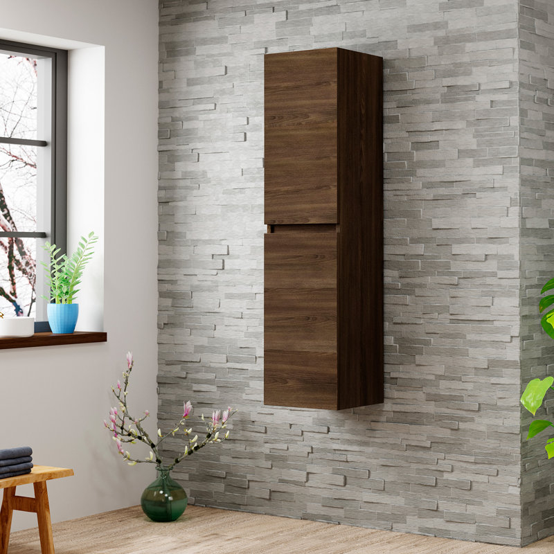 Rangement pour salle de bain Menta, Wengé