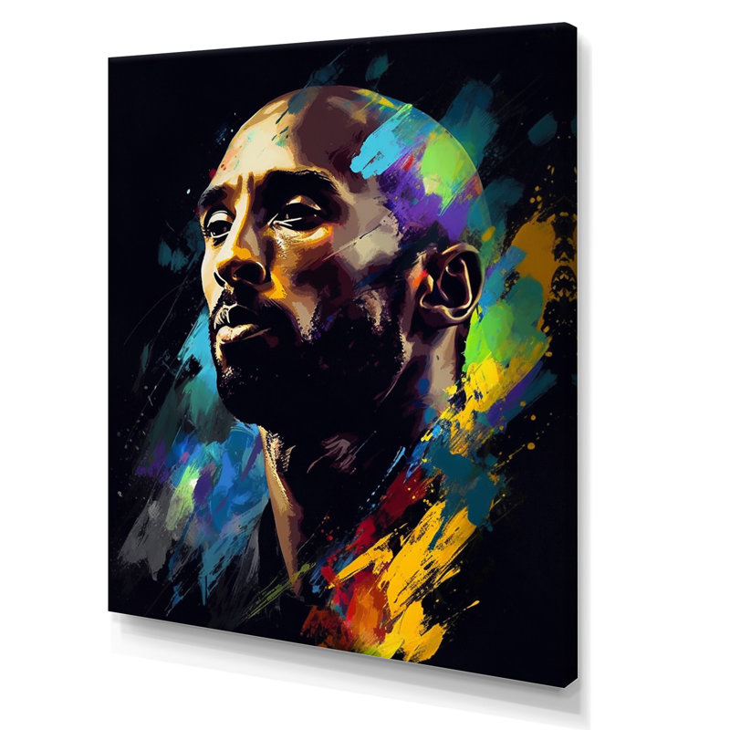 «Kobe Memory I - Sports», reproduction sur toile, H 44 po x l 34 po x P 1,5 po, Toile tendue