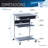 30.5'' H x 20.47'' W Laptop/Tablet Storage Cart with Wheels