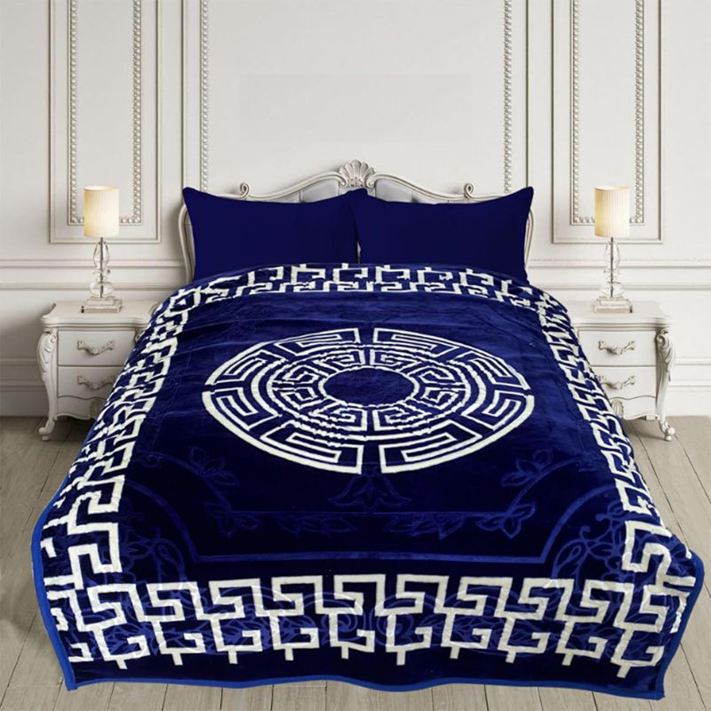 Blanket or Throw, Blue, 150cm W x 200cm L