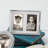 Silver Metal Beveled Picture Frame