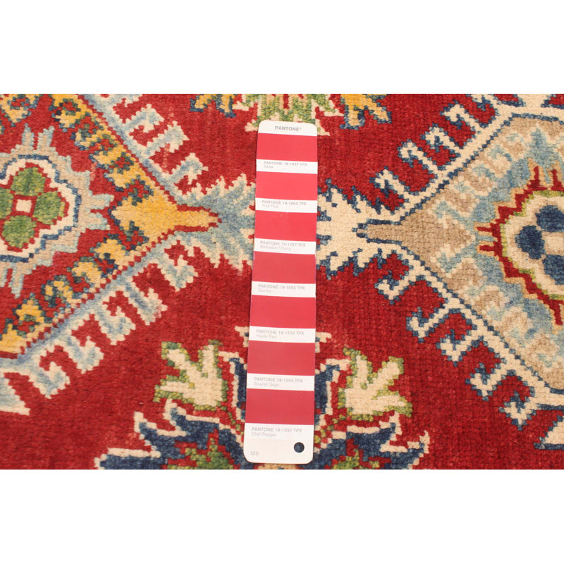 Tapis rouge foncé Malci Gazni 5 pi 7 po x 7 pi 10 po