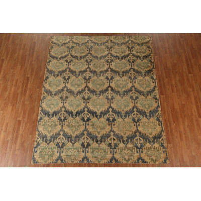 Tapis marocain abstrait noué à la main 8 x 10