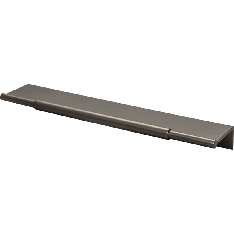Crestview Finger Pull, Ash Gray, 6" Center to Center