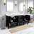 Anand 72'' Double Bathroom Vanity with Quartz Top-20449569