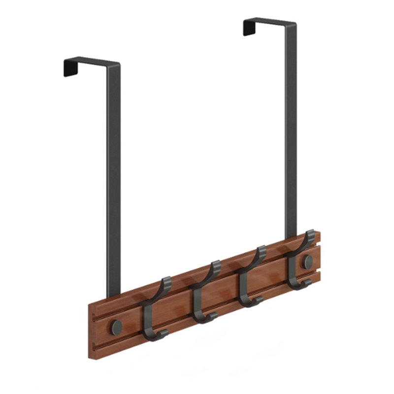 Porte-crochet en alliage d'aluminium au-dessus de la porte, H 9,84 po x l 15,74 po x P 1,77 po