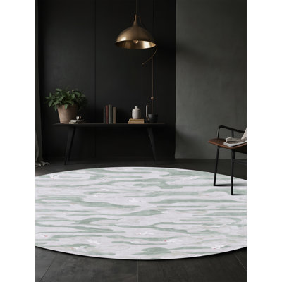 Tapis blanc lavable à la machine
