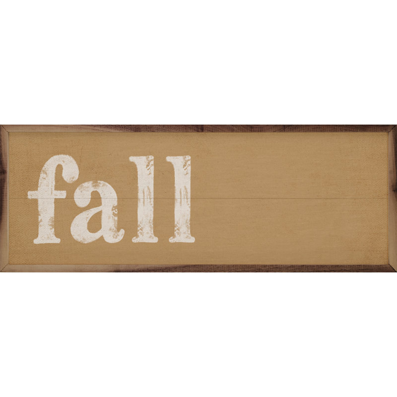 Fall, 4" H x 12" W, Gold