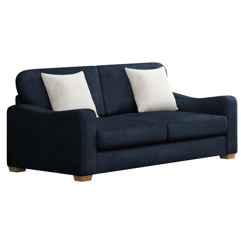 Theadford Three Seater and Two Seater, Fixed Back, Royal Blue