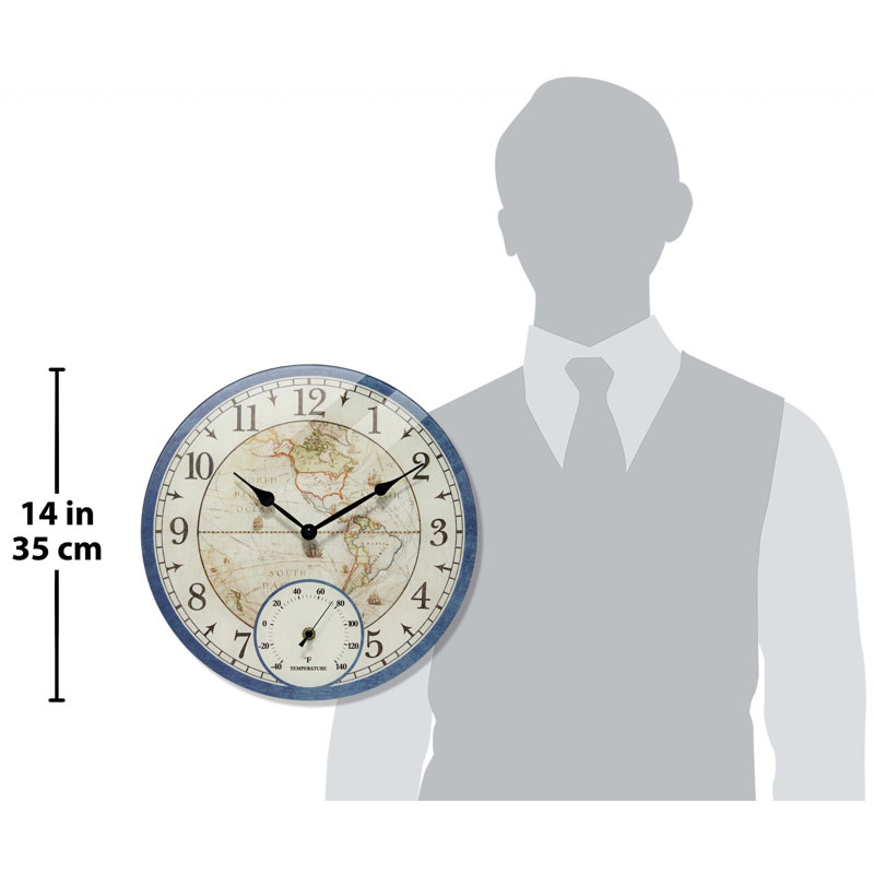 Horloge murale 14 po Bodie