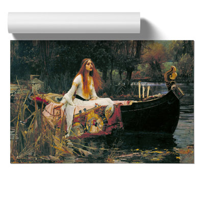 The Lady Of Shalott by John William Waterhouse - No Frame Painting