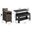 Ensemble de table basse 2 pièces pour salon – Table basse 97 cm et table d'appoint 61 cm-844272821