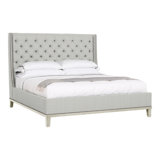 Michael Weiss Upholstered Wingback Bed
