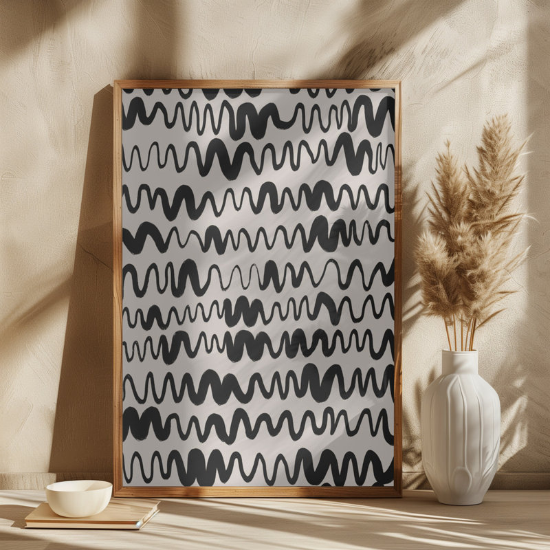 Waves Pattern, 50.8 cm H x 76.2 cm W