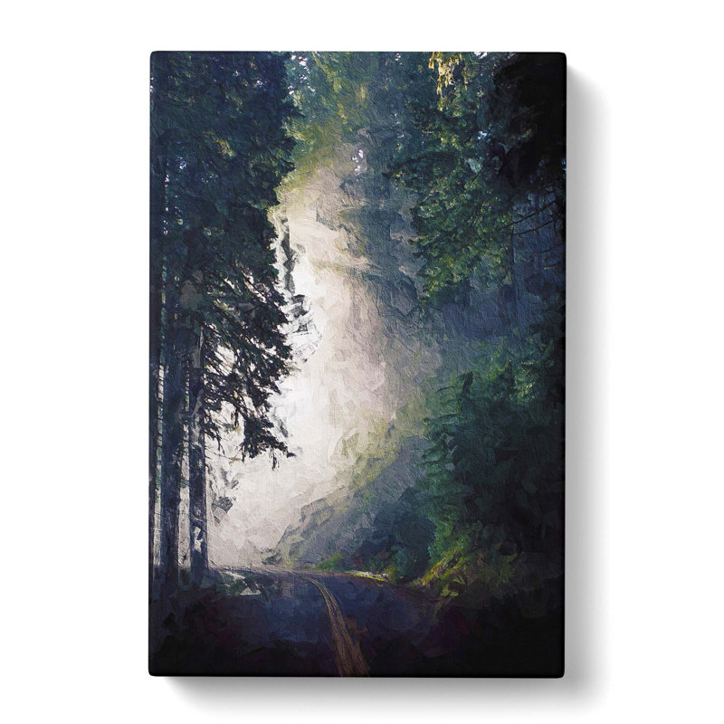Forest Light - Wrapped Canvas Painting, 50cm H x 35cm W x 3cm D