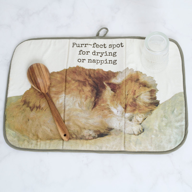 Tapis de séchage Primitives par Kathy Purrfect